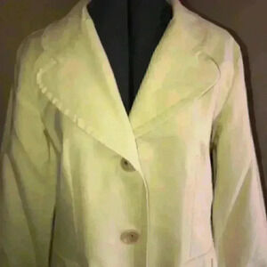 MERONA green trenchcoat women small